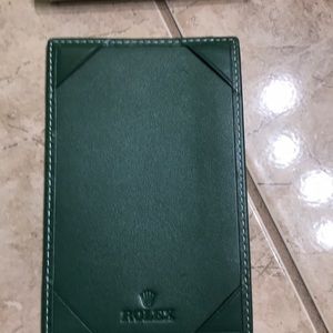 Rolex Note pad leather holder
